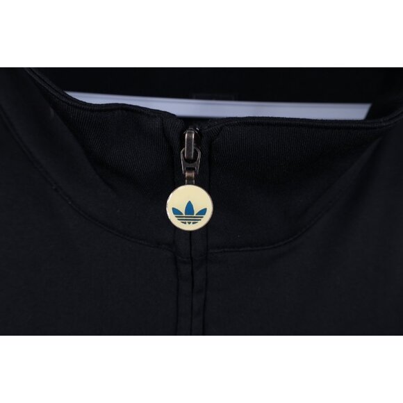 Retro Adidas Mens XL Distressed Chicago Bulls Basketball Warm Up Track Jacket - Picture 4 of 16